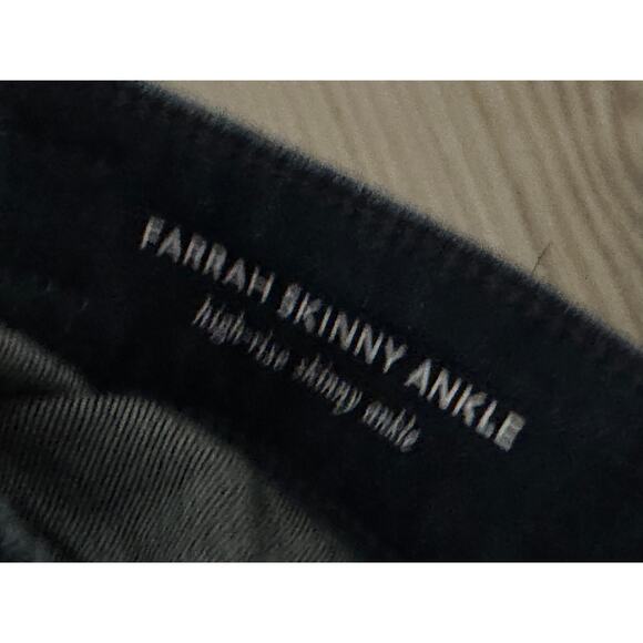 AG Adriano Goldschmied Women's 27R Black Farrah High Rise Skinny Ankle Jeans - Picture 16 of 16